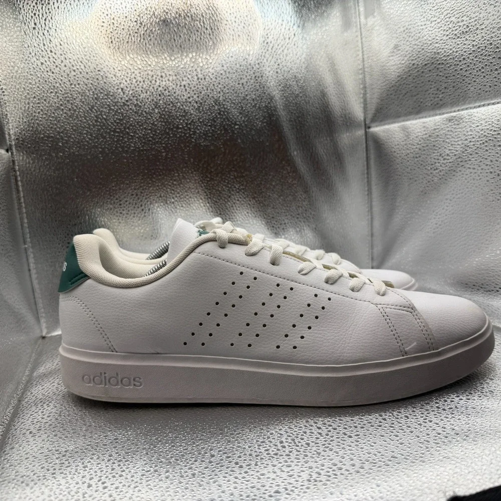 Size 12 Adidas Advantage 2.0‎ White Mens Lace-Up Running Sport Sneaker IG9166